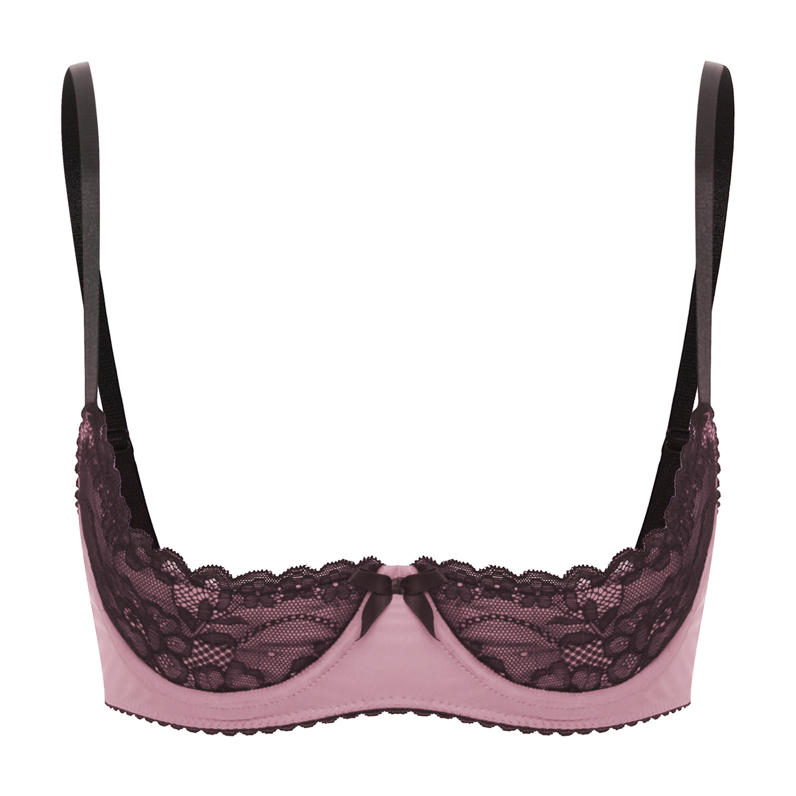 Underwire Bra Padded - Womens Lingerie Swimwear Underwire Half Cup