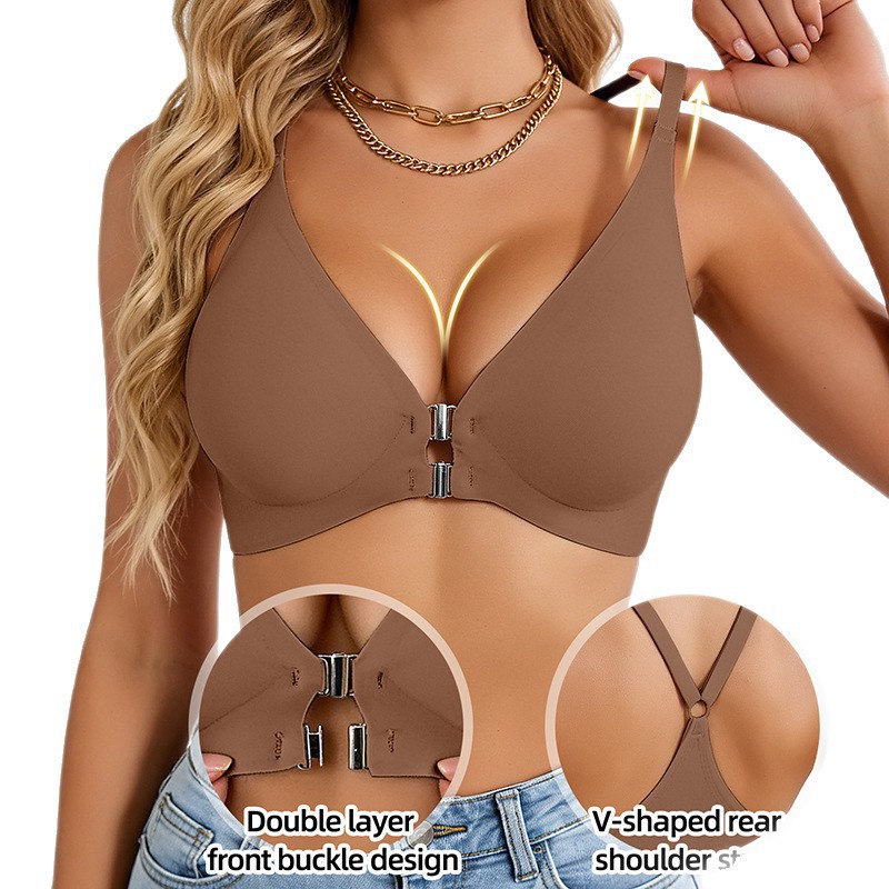 Women's Front-closure Leopard  - Full Coverage Bra review and price