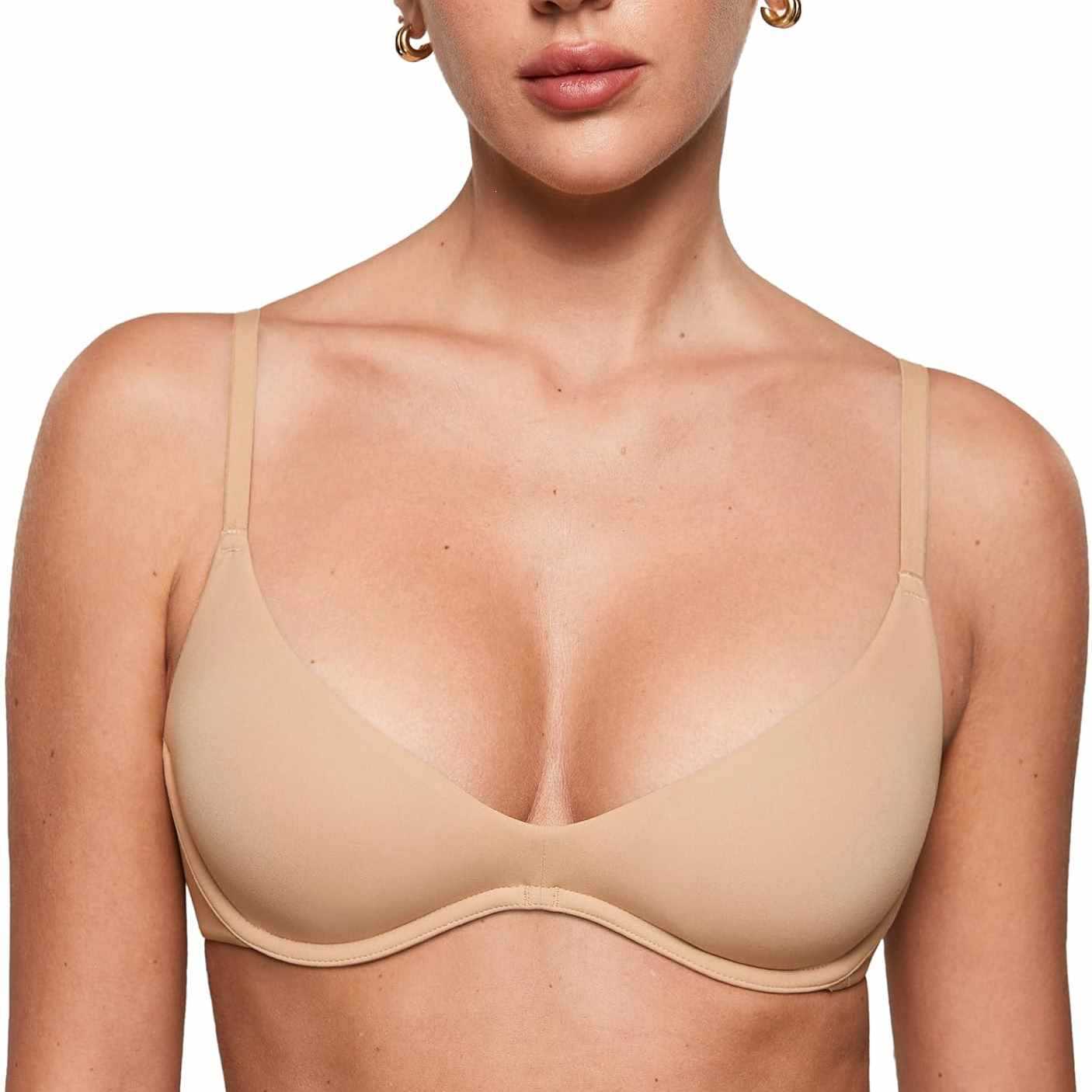 Women's Deep V Unpadded Seamle - Wirefree Bra Comfort review and price