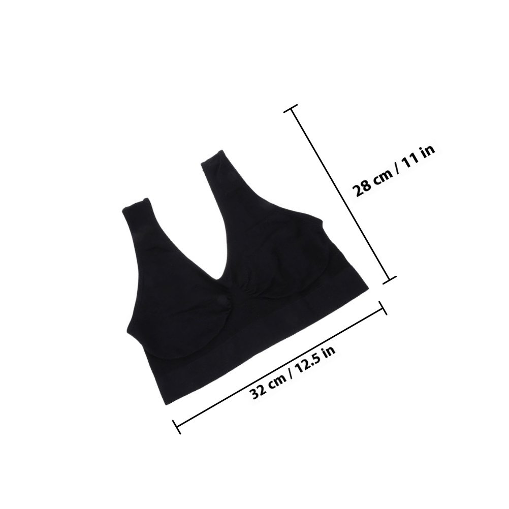 3pcs Yoga Sports Bra Seamless  - Wirefree Bra Comfort review and price